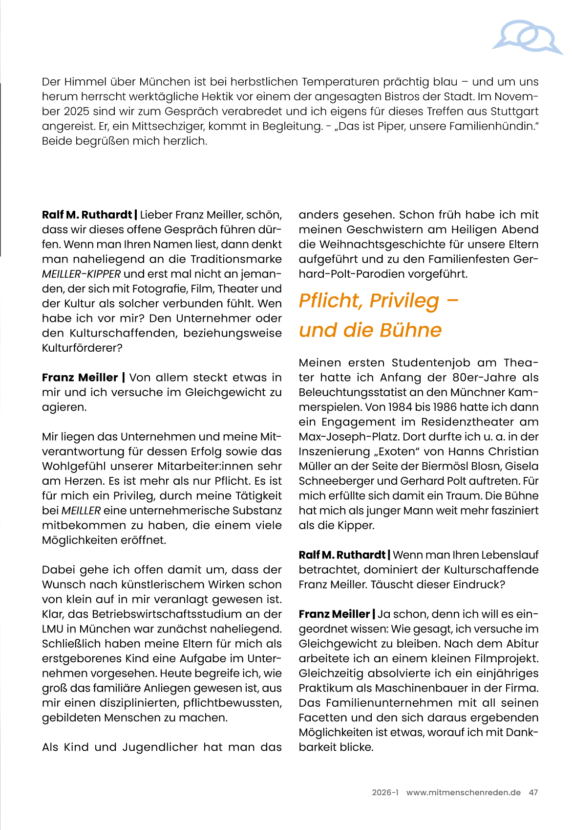 Im Gespräch: Franz Meiller – Bild 2