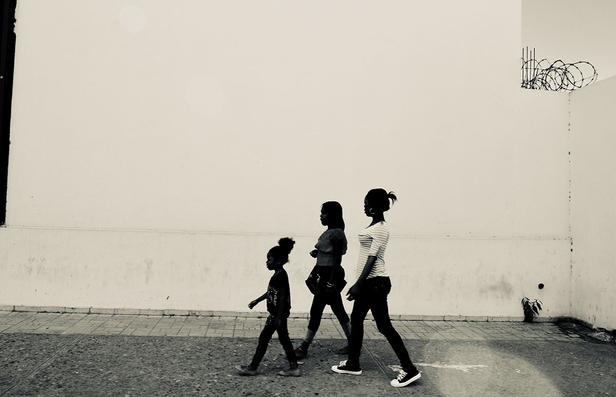 family walk, San Cristóbal 2018